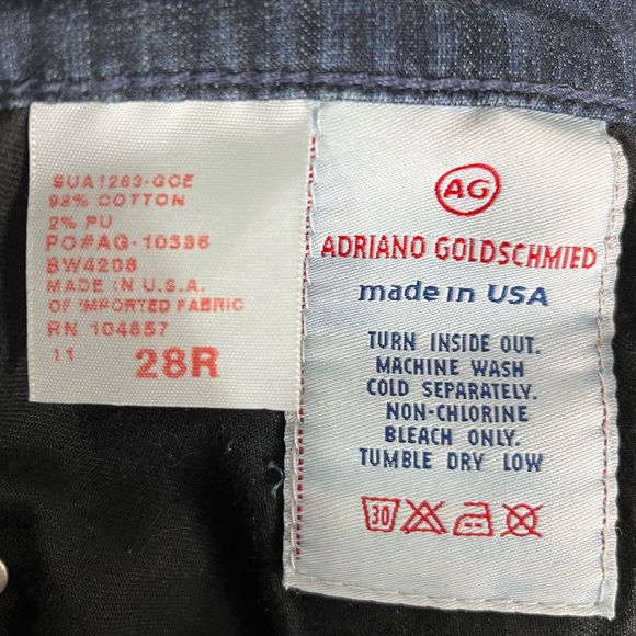 Ag Adriano Goldschmied The Willow Jeans Size 28 - Picture 8 of 8